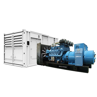 2000kW 2200kW Generador de energía diesel industrial de MTU en contenedores